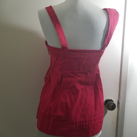 Marc Jacobs Red Shirt with side bow, size 4 - Picture 3 of 13